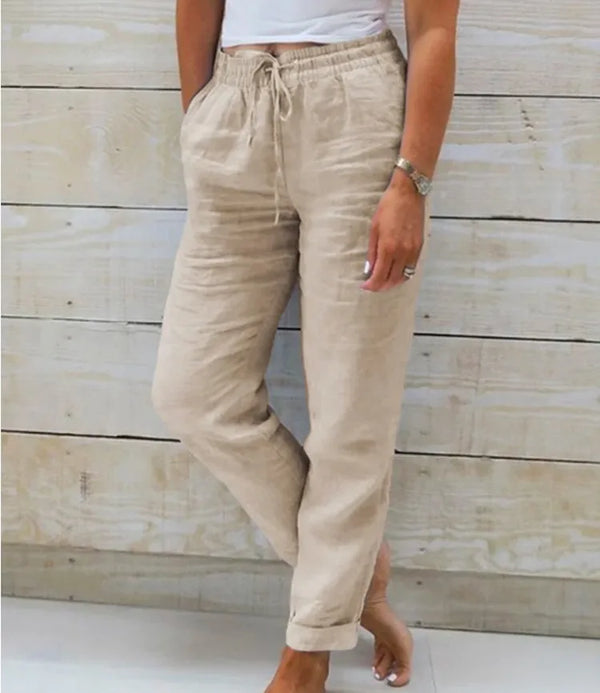 Chic Cotton Linen Pants