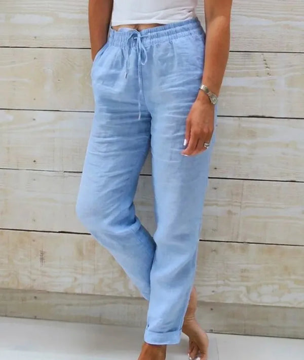 Chic Cotton Linen Pants